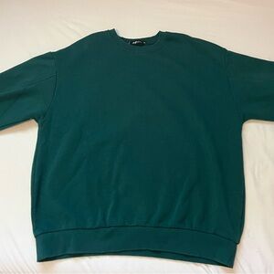 new yorker green sweatshirt size M